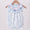 Blue whale embroidered bubble