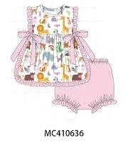 Ruffle zoo bloomer set