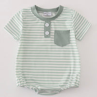 Green  striped pocket bubble