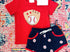 Boys Appliqué baseball set