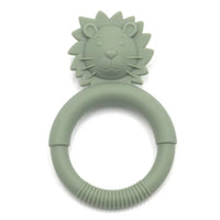 Lion silicone teether