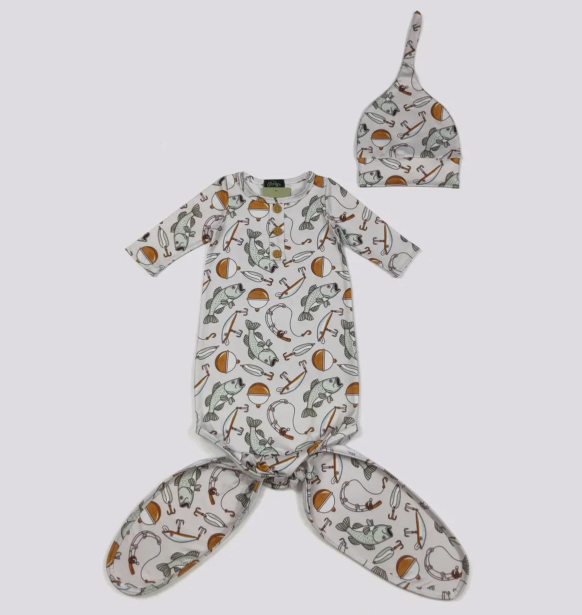 Fishing knotted gown