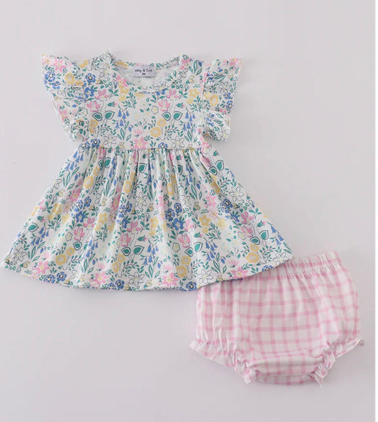 Floral bloomer set