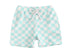 Light Blue Swim Checkered Shorts