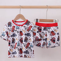 Car & truck bamboo short set