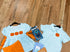 Girls plaid pumpkin set