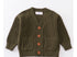Olive pocket cardigan sweater
