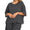 Plus black ribbed short set