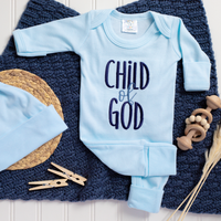 Baby Romper | Child Of God Blue