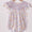 Purple smocked bubble