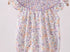 Purple smocked bubble