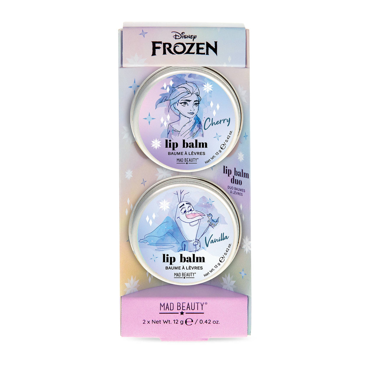 Frozen Lip Balm Duo Cherry/Vanilla Fragrance Disney