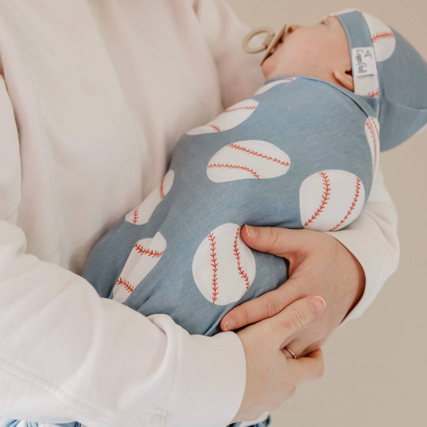 Knit Swaddle Blanket - Slugger