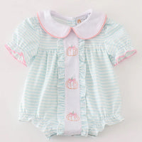 Pink pumpkin ruffle bubble