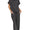 Acid wash pant set -black