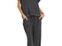 Acid wash pant set -black