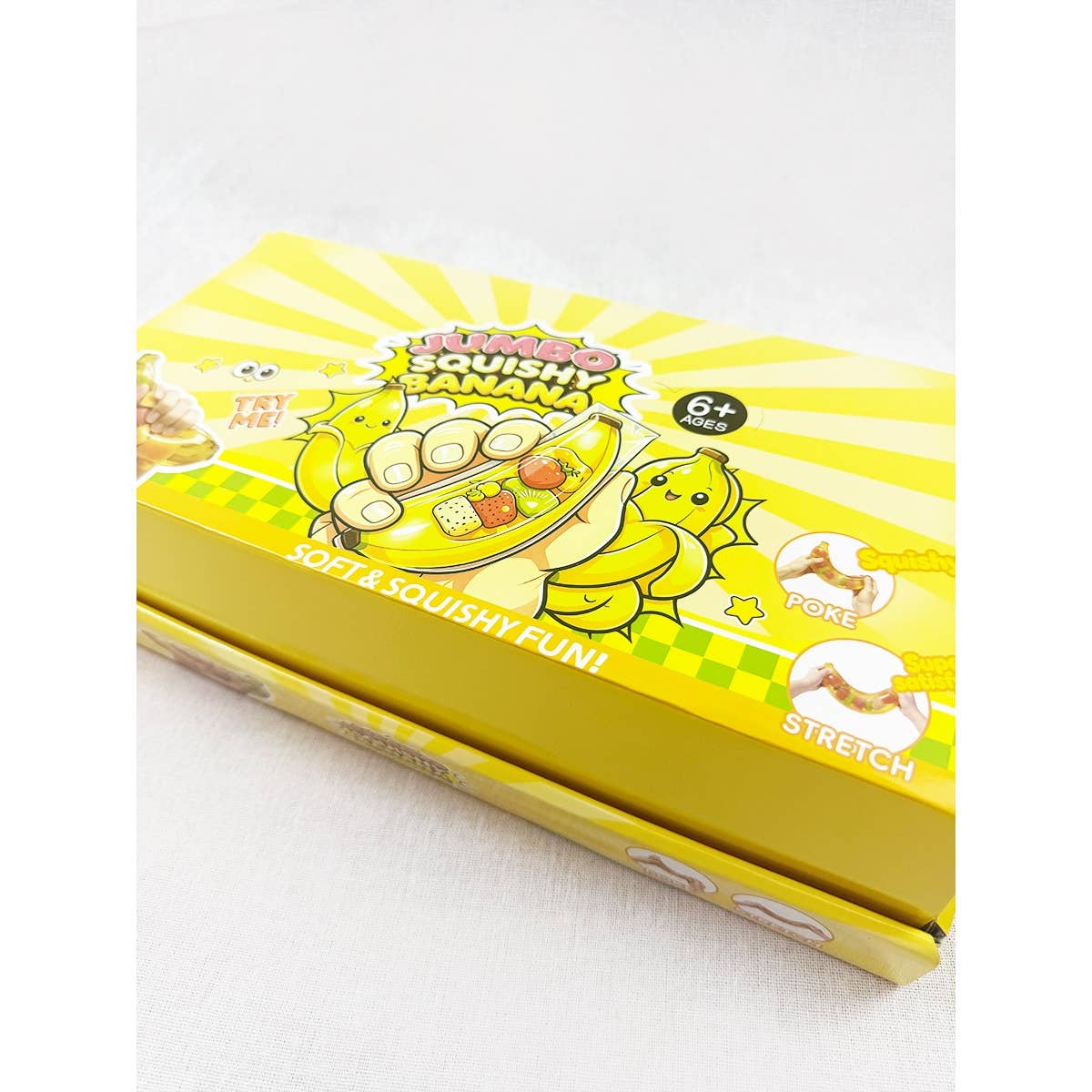 Clear Banana Slow Rising Squishy Toy