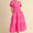 Hot pink maxi dress