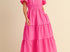 Hot pink maxi dress