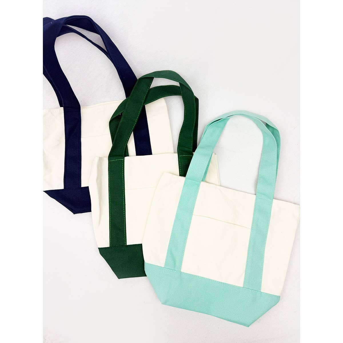 Everyday Canvas Tote Bag with an External Pocket