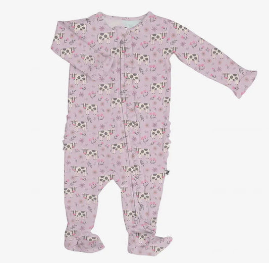 Cow girl  bamboo zippy