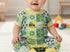 Tractor printed romper