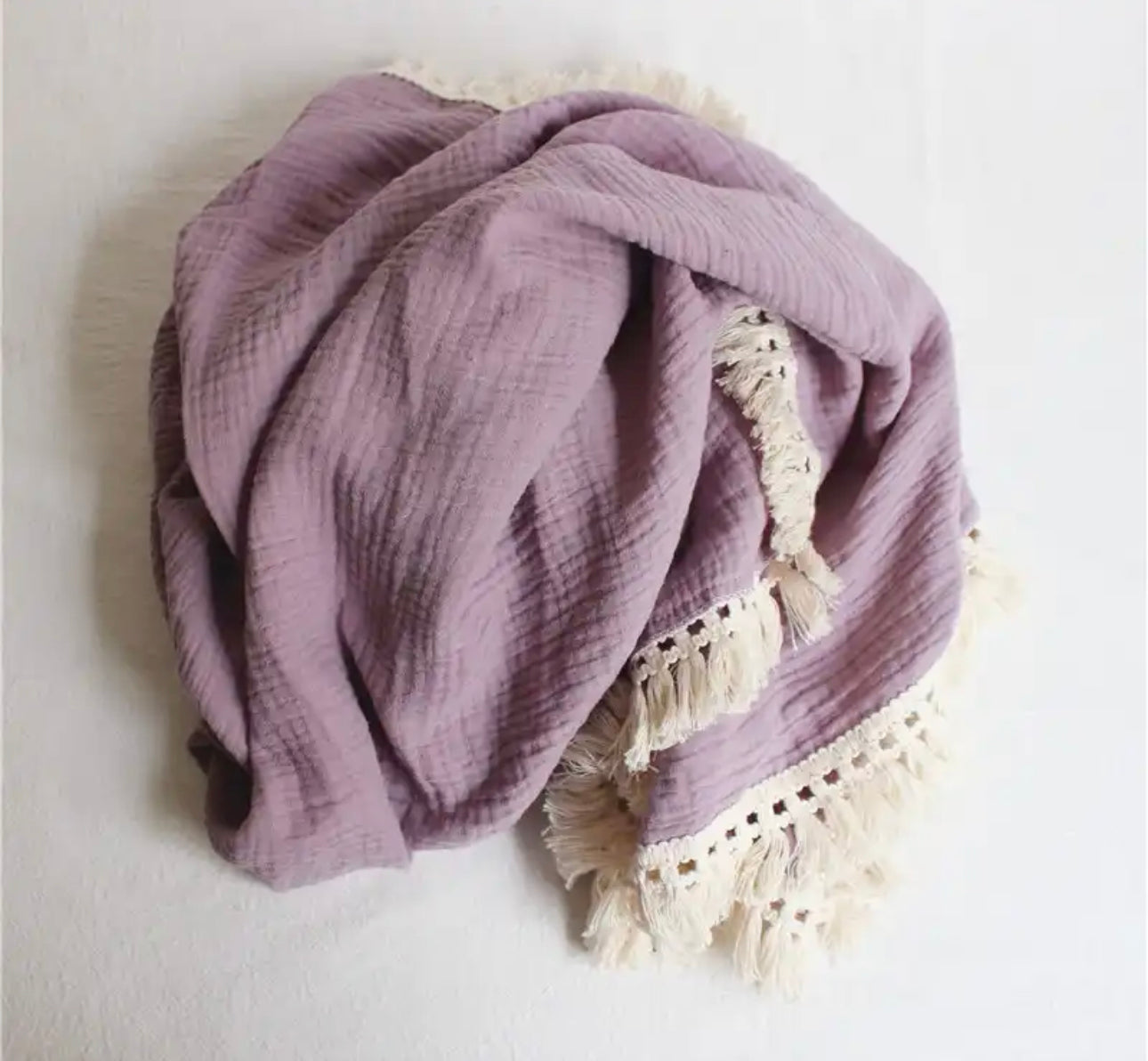 Tassel blanket - embroider me!