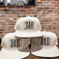 Camo dad patch hats