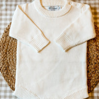 White knit bubble- NB