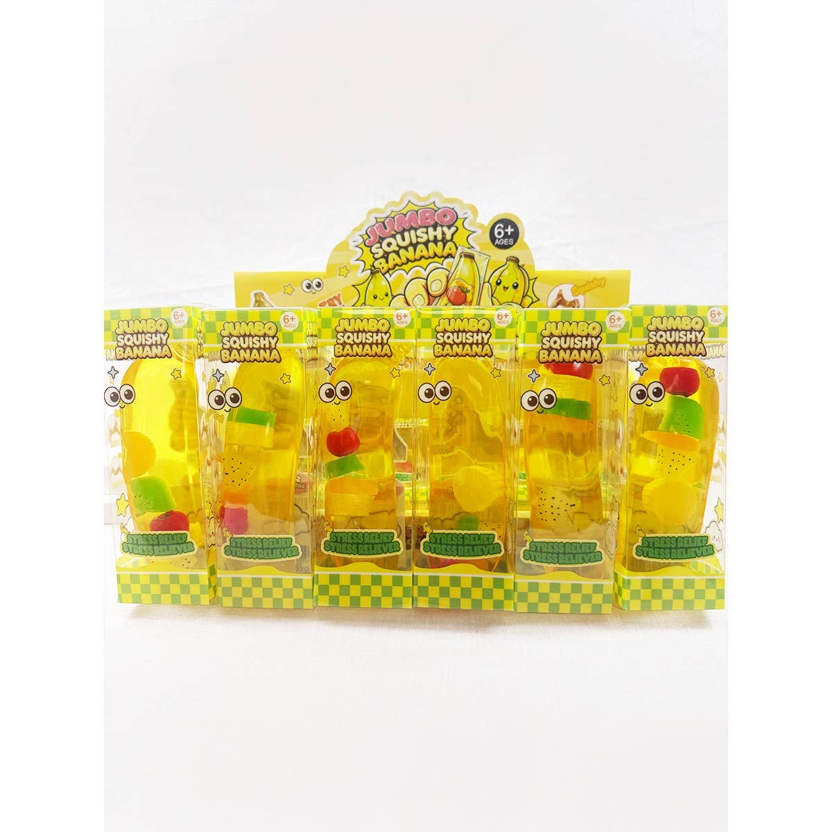 Clear Banana Slow Rising Squishy Toy
