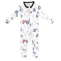 The Jo zip up footie