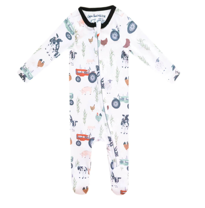 The Jo zip up footie