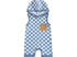 Blue Checkered Hooded Romper