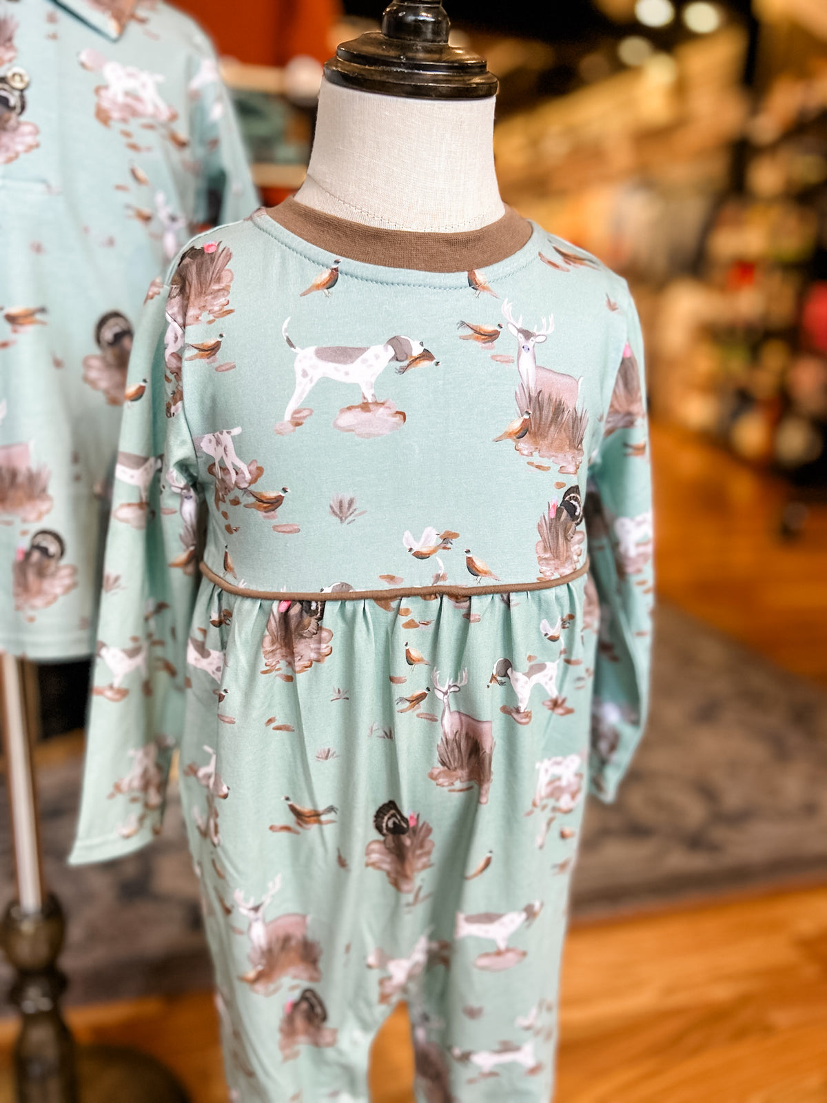 Heritage hunting romper