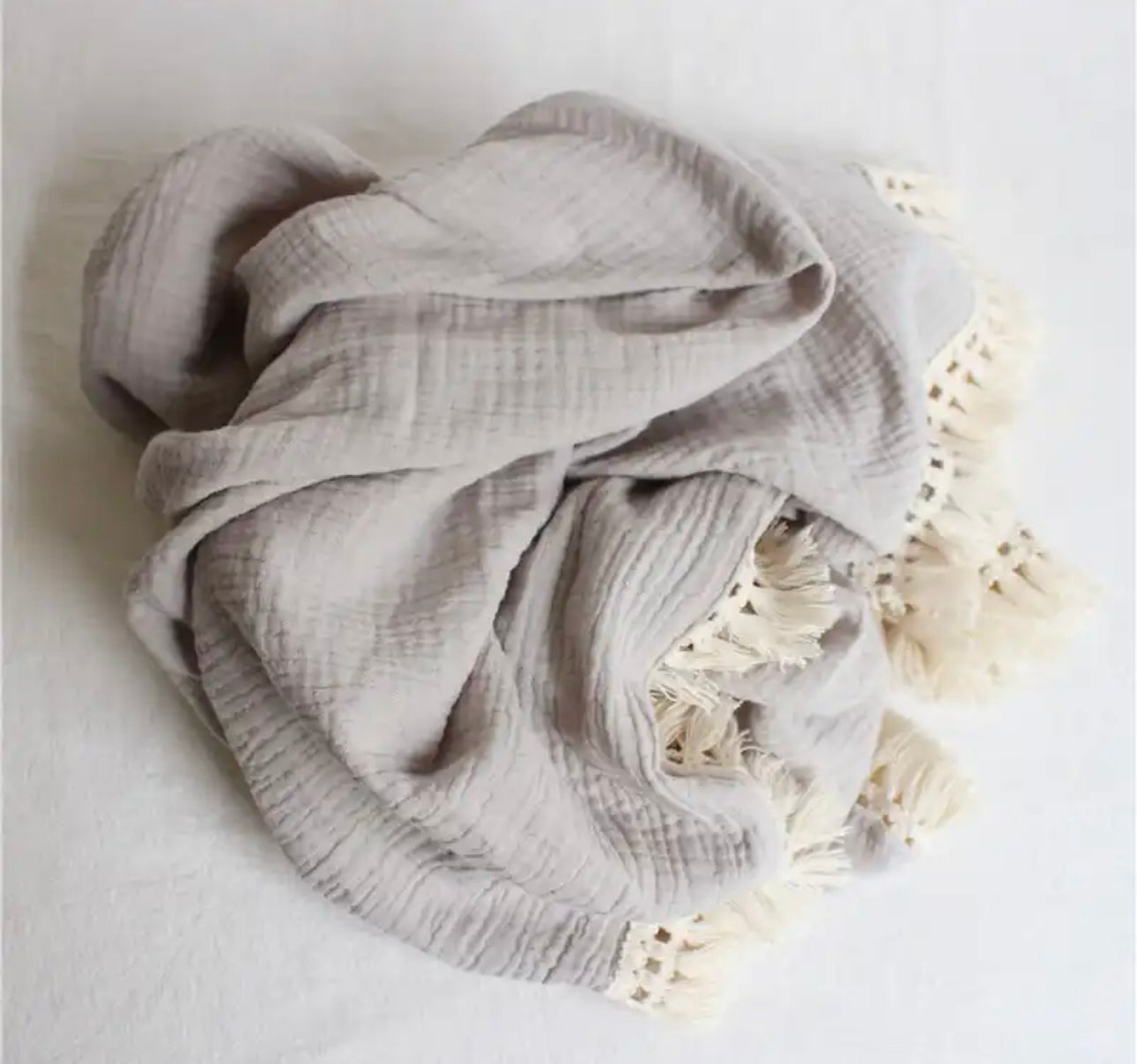 Tassel blanket - embroider me!