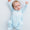 Luca’s classic dot smocked footie