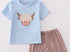 Highland cow short set
