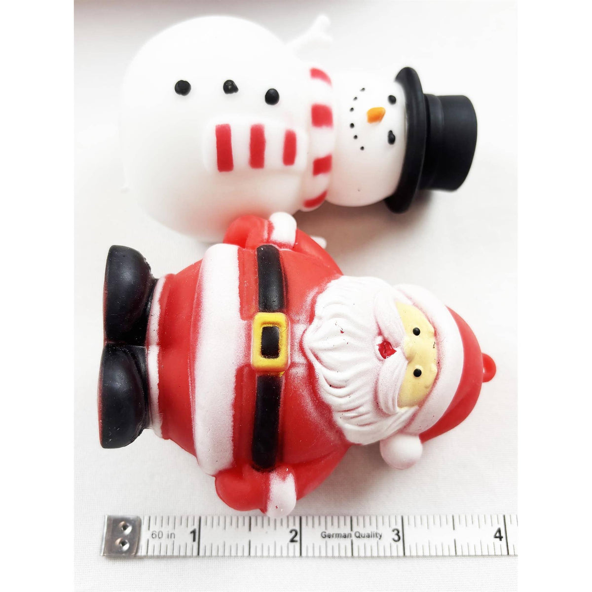 Christmas Santa and Snowman Squishy Toy