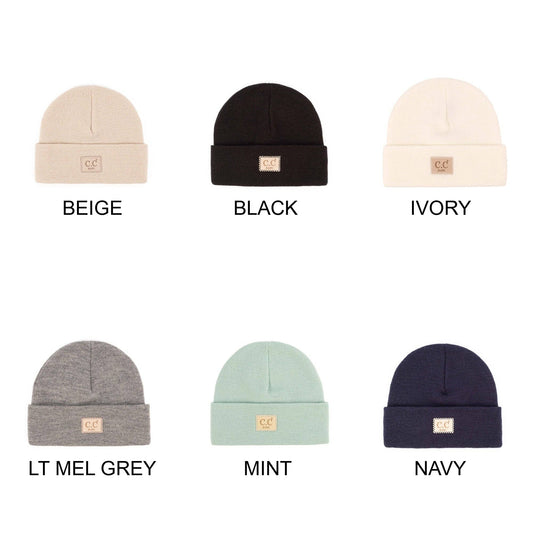 CC Baby Classic Ribbed Beanie