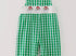 Green smocked Santa Jon Jon