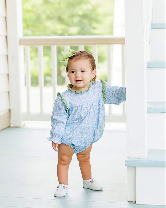 Basin floral long sleeve romper
