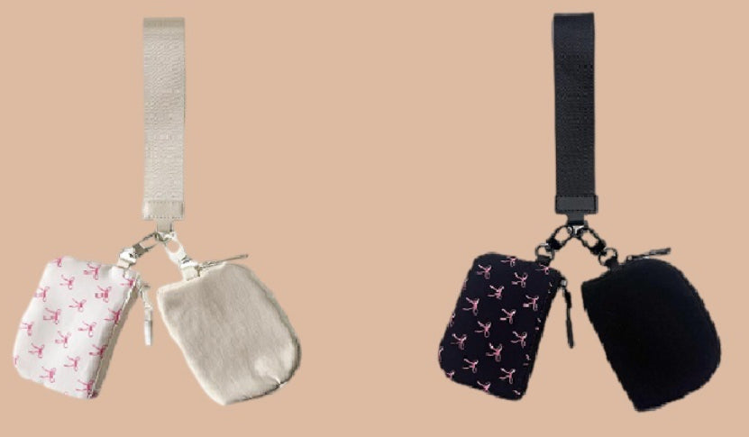 Bow dual wristlet