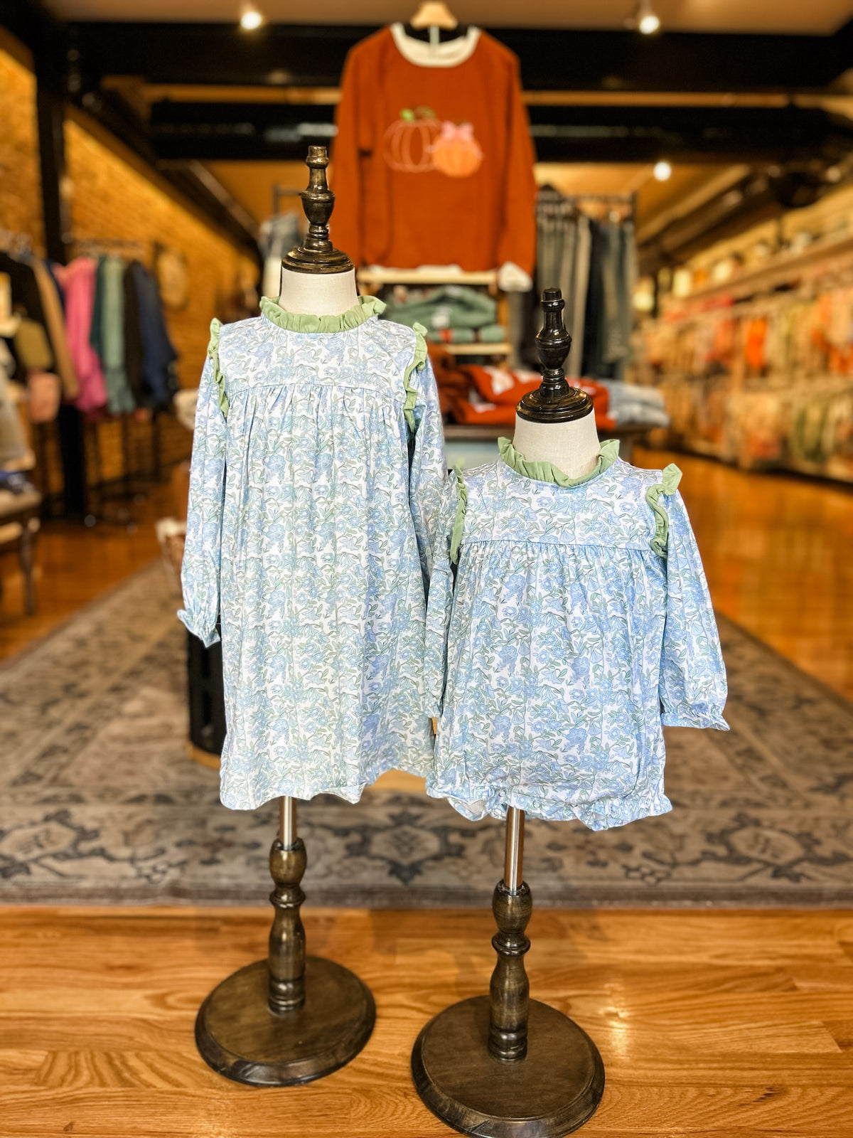 Basin floral long sleeve romper