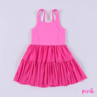 Pink 2T athletic dress with shorts