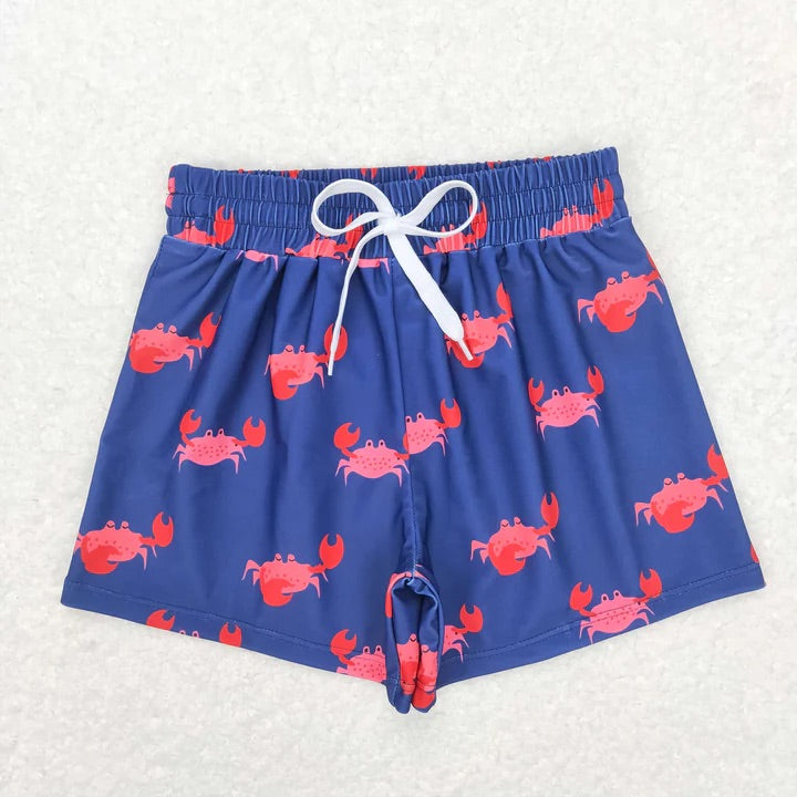 Navy Crab Swim Shorts