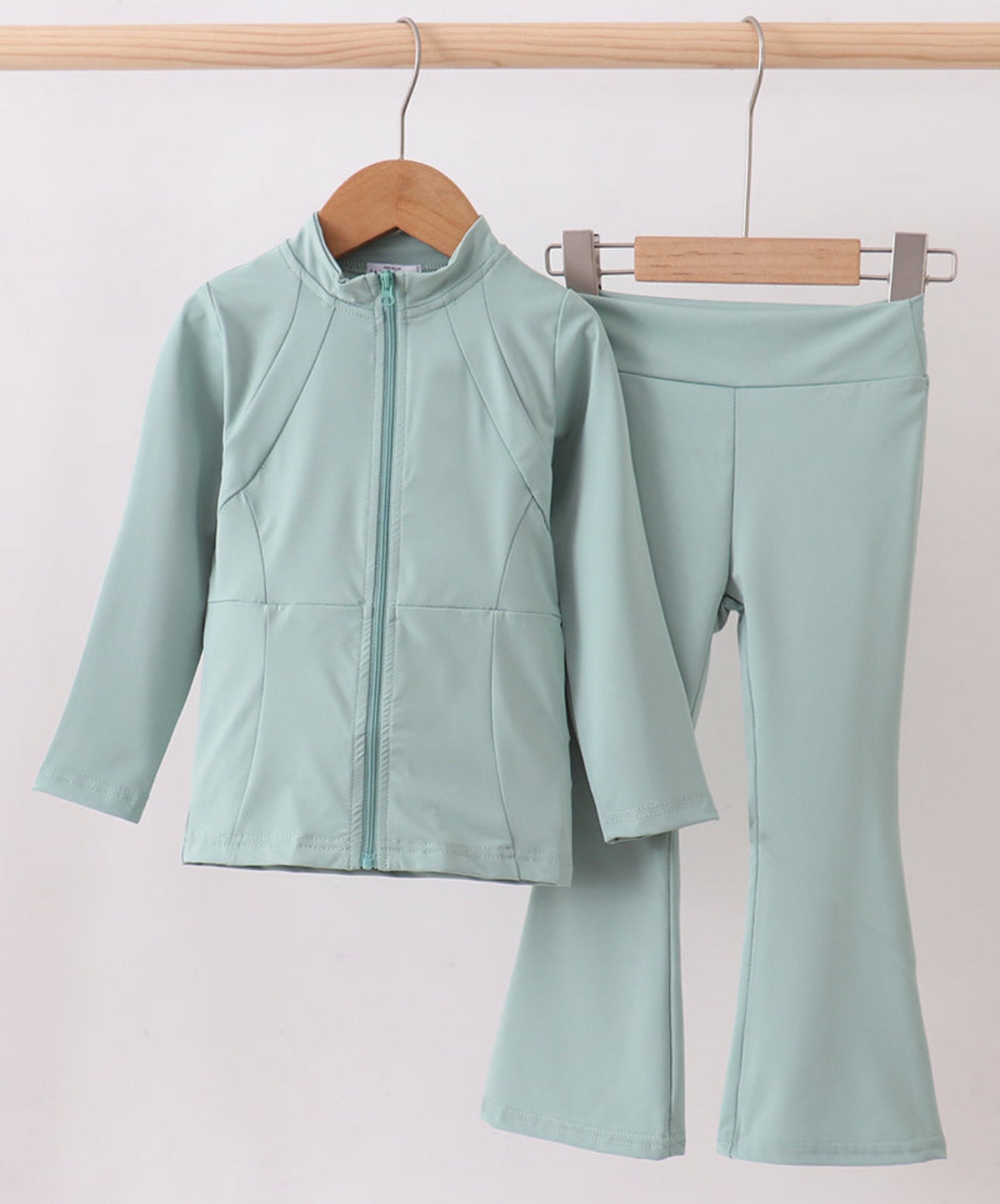 Sage flare athletic set