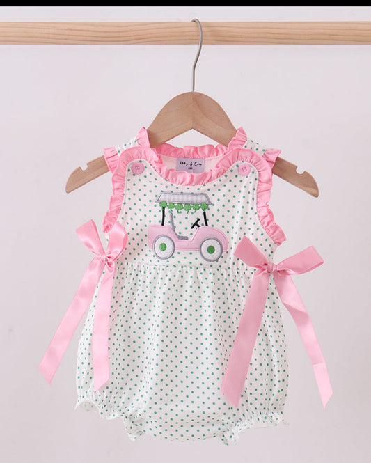 Pink stripe golf bubble