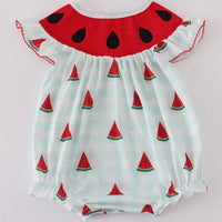 Smocked watermelon bubble