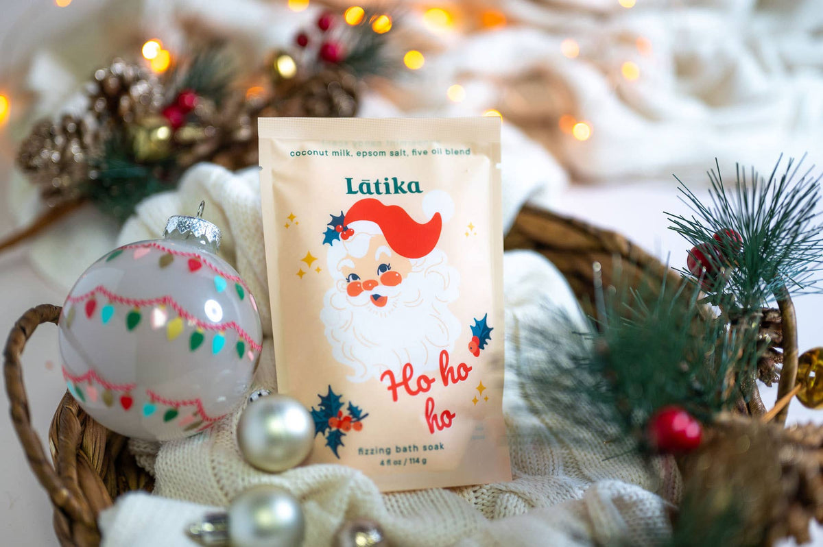 Christmas - Santa Bath Salt  – Peppermint Holiday Treat 🎅🏻