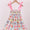 Ocean shell smocked dress